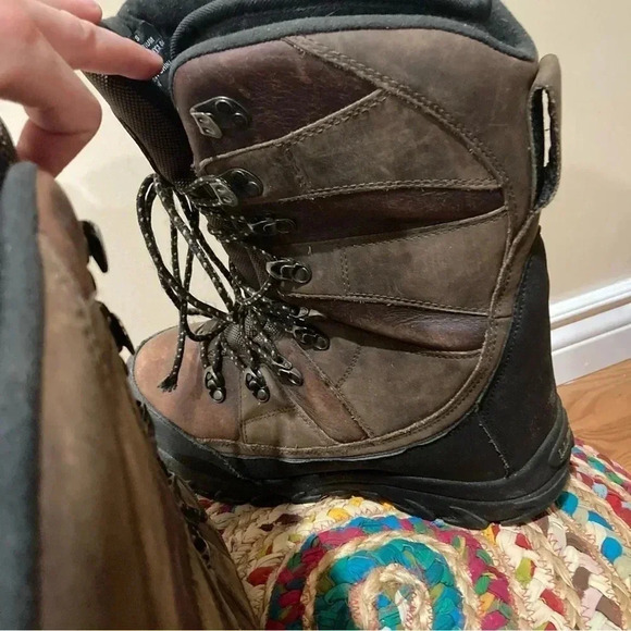 L.L. Bean Tek  2.5 brown leather heavy duty winter boots - Picture 6 of 8